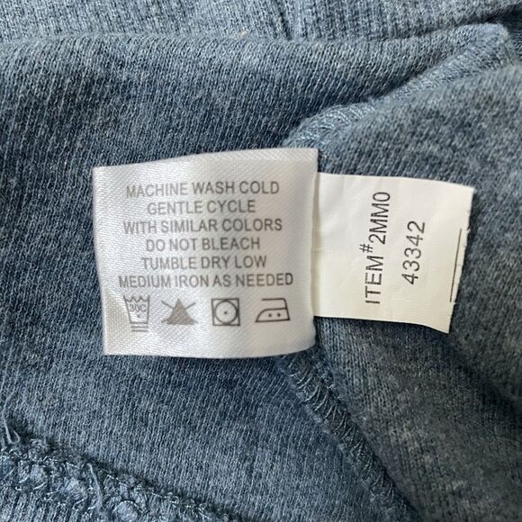 Orvis Small Shawl Neck Button Pocket Cardigan Blue Oversized - Picture 5 of 7